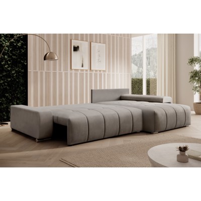 Set canapea universală, gri, VEZAN ROH