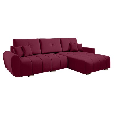 Set canapea universală, material Monolith burgundy, LONGA ROH