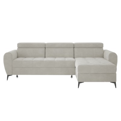Set canapele de colţ, crem, dreapta, BARTY ROH
