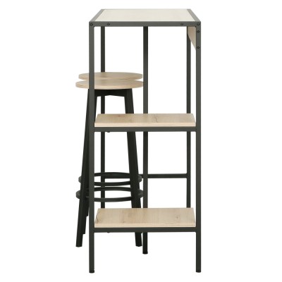 Set de bar 1+2, stejar/negru, POHOS