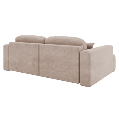 Set de canapea de colţ, bej Taupe, pe dreapta, SOUL ROH