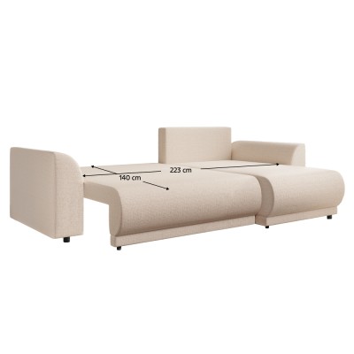 Set de canapea universal, bej, LIMON ROH