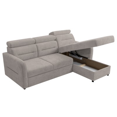 Set de canapea universală, bej-gri Taupe, GILESA ROH L
