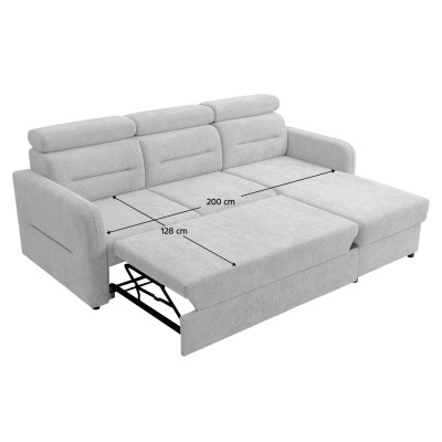 Set de canapea universală, gri deschis, GILESA ROH L