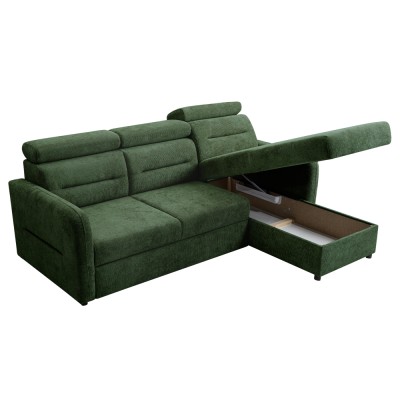 Set de canapea universală, verde, GILESA ROH L