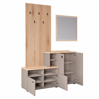 Set de hol, toffee/natural canella strata/cremona torro stejar, EBRAO