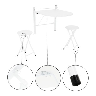 Set de sufragerie 1+2, alb, AMADEO NEW