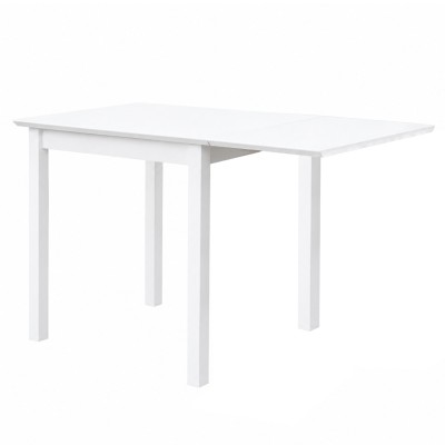 Set dining cu masă extensibilă, albă/gri, BJORK 1+4