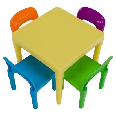 Set masă și scaune copii, multicolor, ZILBO