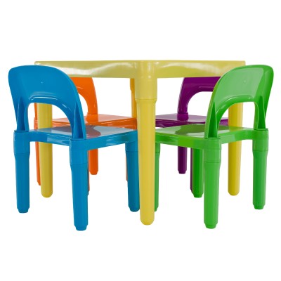 Set masă și scaune copii, multicolor, ZILBO