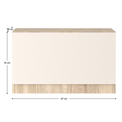 Suport pentru pantofi, stejar sonoma/caşmir, VERTIO KOM1K