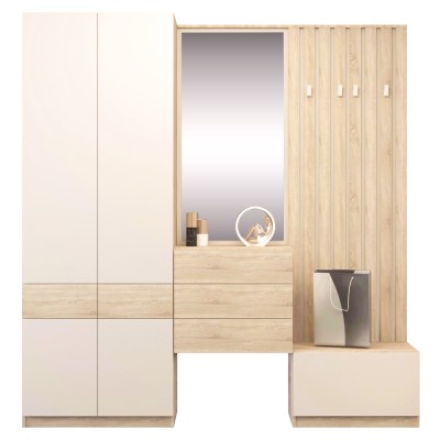 Suport pentru pantofi, stejar sonoma/caşmir, VERTIO KOM1K