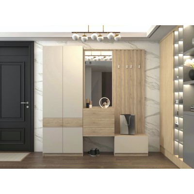 Suport pentru pantofi, stejar sonoma/caşmir, VERTIO KOM1K