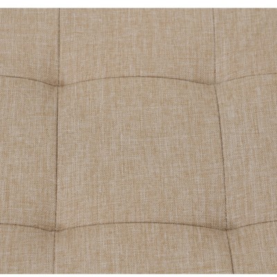Taburet, material textil bej, FALON