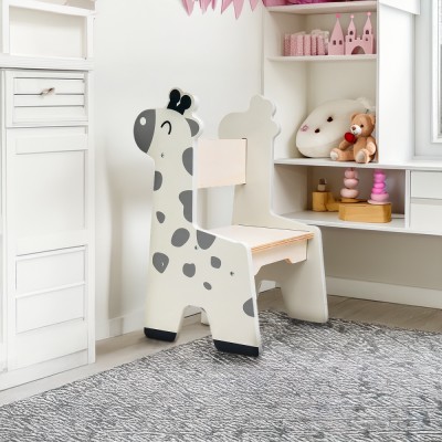 Trepte/scaun Montessori, motiv girafă, ZAFRA