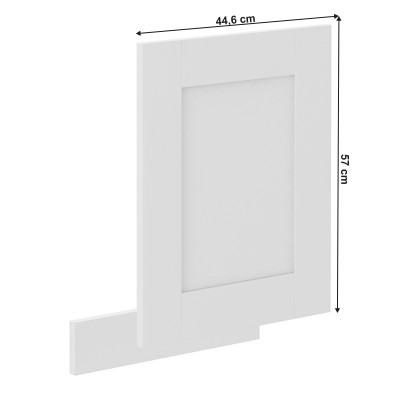 Uşă pentru maşină de spălat vase, albă, LULA ZM 570x446